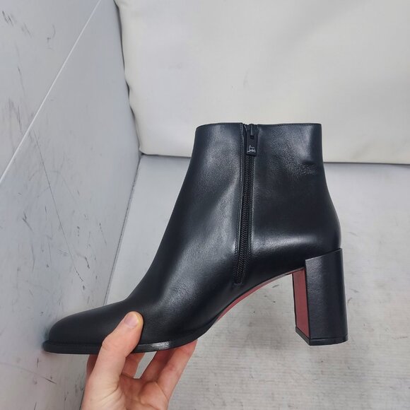 Christian Louboutin Black Heel Adoxa Ankle Boot - Picture 4 of 14